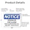 Signmission Sprinkler Fire Alarm When Alarm Sounds Call OSHA Notice Sign, Aluminum, 10in W x 7in L, 2PK OS-2PACK-NS-A-710-L-18397 - alternate 8